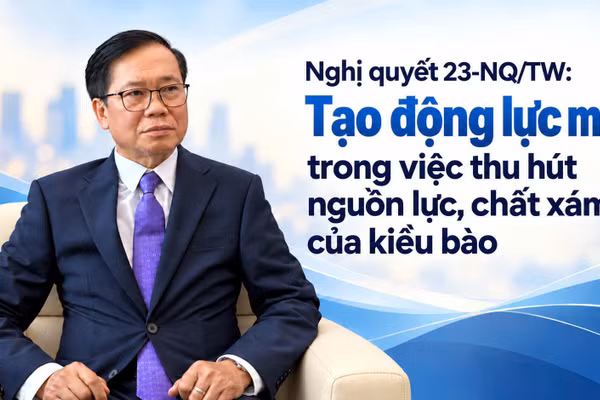 Nghị quyết 23-NQ-TW: Tạo động lực mới trong việc thu hút nguồn lực, chất xám của kiều bào