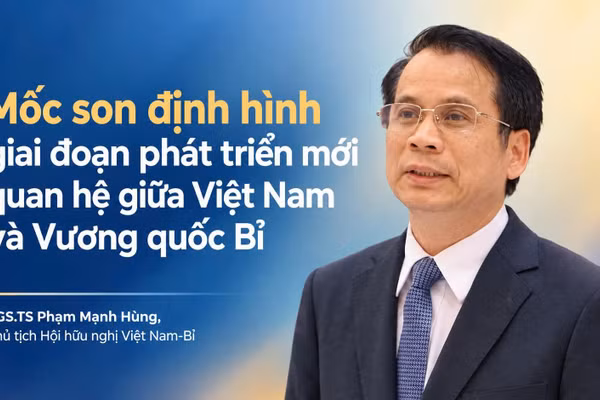 Mốc son định hình giai đoạn phát triển mới quan hệ Việt Nam-Vương quốc Bỉ