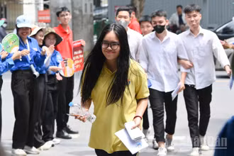 Thí sinh tại Kỳ thi tốt nghiệp THPT năm 2025 (Ảnh: ĐẠI THẮNG)