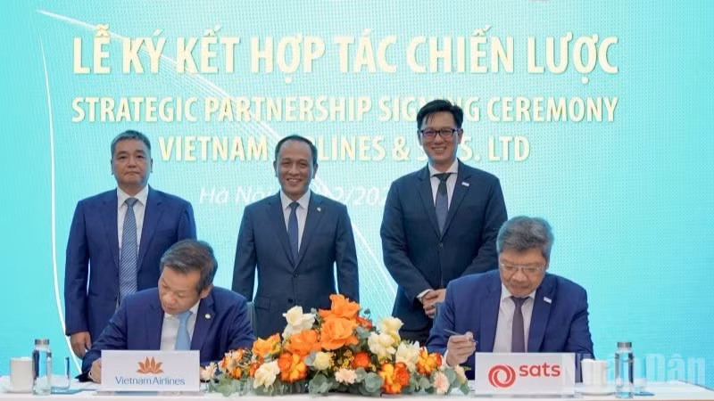 Thỏa thuận đánh dấu bước tiến quan trọng trong chiến lược mở rộng hợp tác quốc tế của Vietnam Airlines.