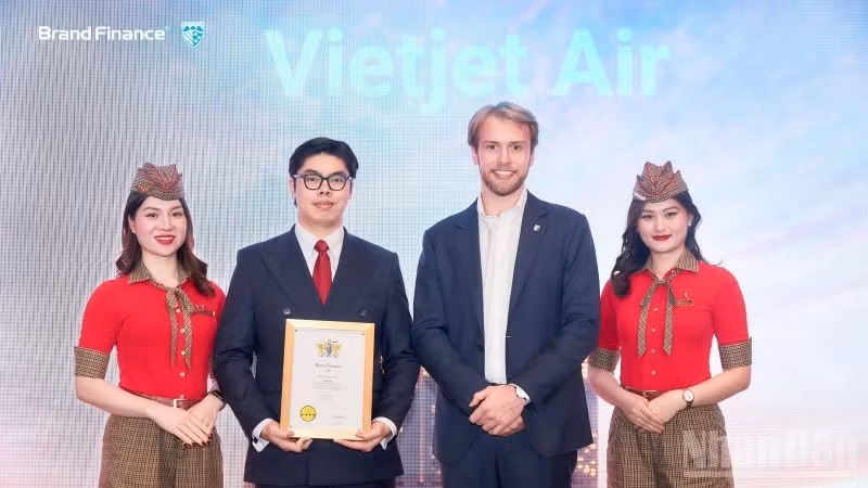 Vietjet được Tổ chức định giá thương hiệu Brand Finance vinh danh trong Top các hãng hàng không có giá trị thương hiệu lớn nhất Đông Nam Á và là thương hiệu hàng không giá trị nhất Việt Nam năm 2025.