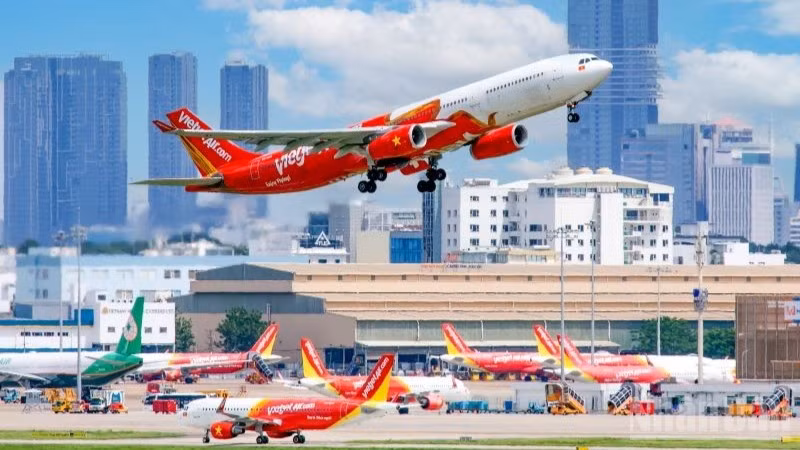 Hãng hàng không Vietjet khuyến mại giảm tới 50% hàng triệu vé bay Eco.