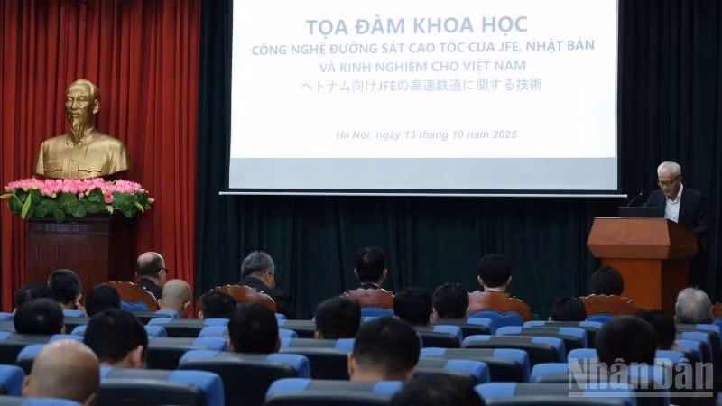 Tọa đàm khoa học về công nghệ đường sắt cao tốc Shinkansen Nhật Bản và những kinh nghiệm đối với doanh nghiệp cơ khí-xây dựng Việt Nam.