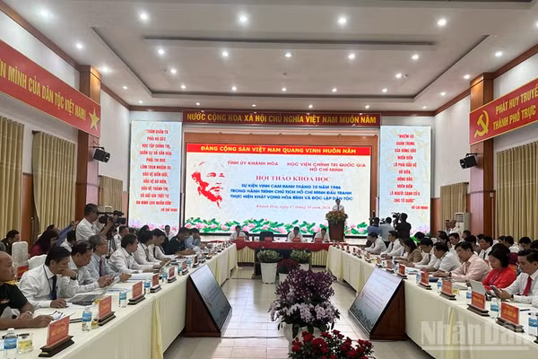 Quang cảnh buổi hội thảo. (Ảnh: NGUYỄN TRUNG)