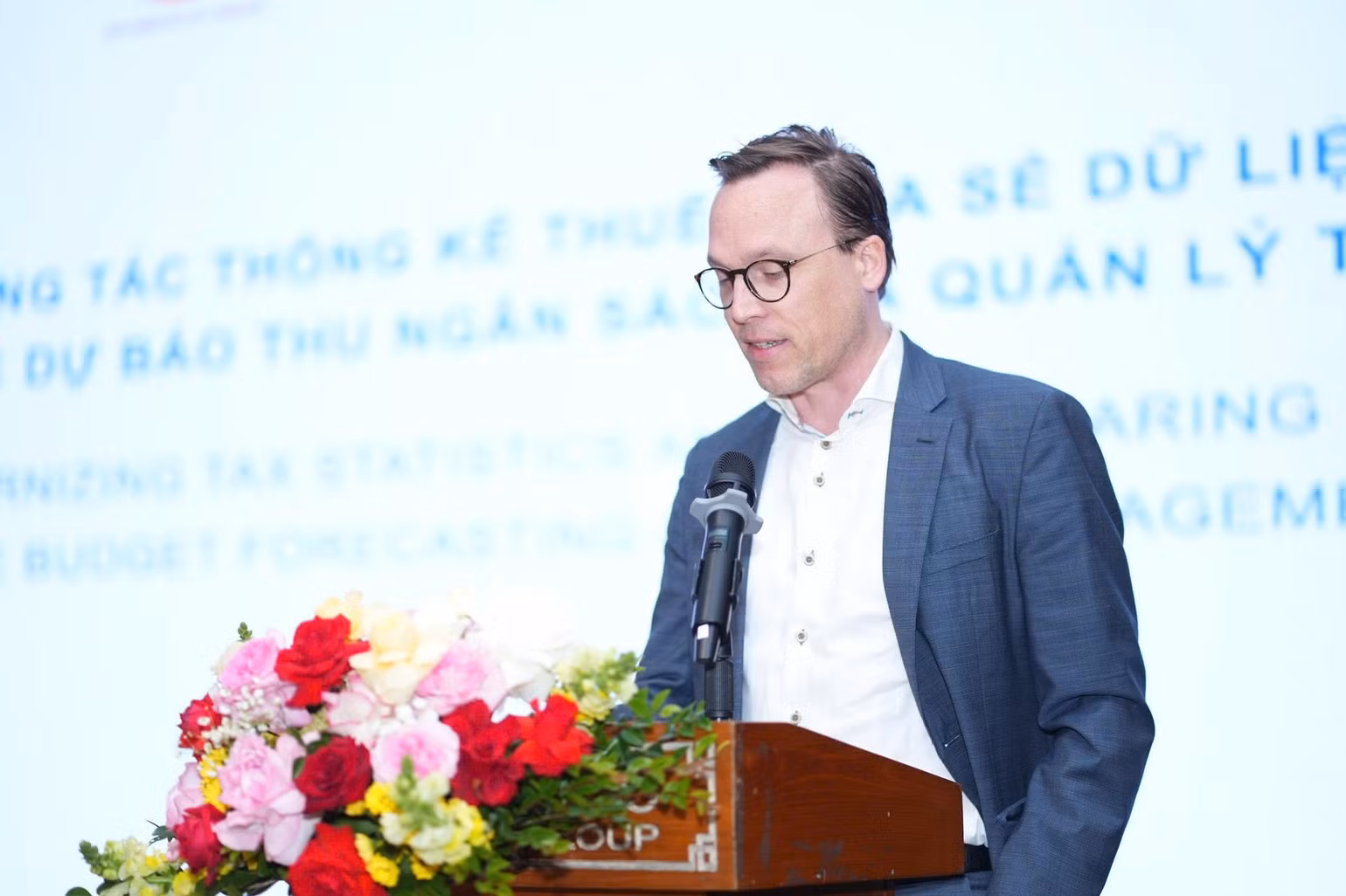 TS. Marco Salm - Trưởng Dự án Tăng cường Quản lý Tài chính Công tại Việt Nam ghi nhận những nỗ lực vượt bậc của ngành Thuế trong công tác chuyển đổi số toàn diện