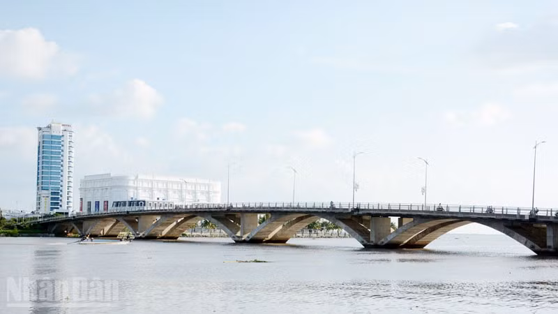 Một góc phường Rạch Giá, tỉnh An Giang.