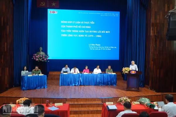 Quang cảnh hội thảo. (Ảnh: LINH BẢO)