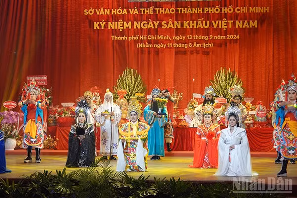 Tái hiện Lễ Đại bội trong các chương trình, lễ hội lớn của Thành phố Hồ Chí Minh. (Ảnh: LINH BẢO)
