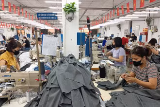 Sản xuất hàng dệt may xuất khẩu tại Tổng công ty May 10.