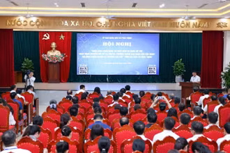 Quang cảnh hội nghị. (Ảnh: ĐẠI THẮNG)