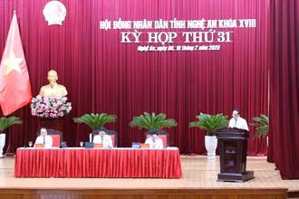Kỳ họp giữa năm 2025 của Hội đồng nhân dân tỉnh Nghệ An xem xét, quyết nghị nhiều vấn đề quan trọng.