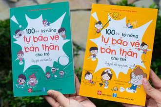 Bộ sách “100++ kỹ năng tự bảo vệ bản thân cho trẻ”. (Ảnh: Đinh Tị Books)
