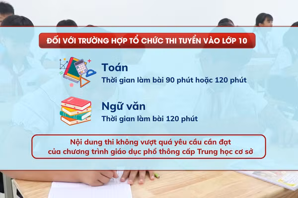 [Video] Dự kiến thi tuyển vào lớp 10 chỉ còn hai môn Toán và Ngữ văn