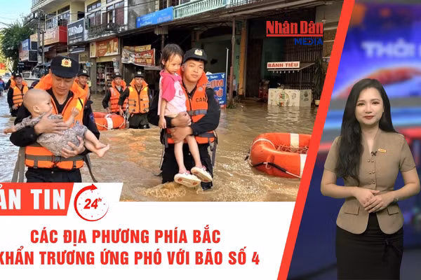 [Video] Thời sự 24h ngày 23/8/2026: Các địa phương phía Bắc khẩn trương ứng phó với bão số 4