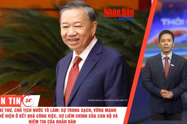 [Video] Thời sự 24h ngày 8/10/2026: Tổng Bí thư, Chủ tịch nước Tô Lâm: Sự trong sạch, vững mạnh phải thể hiện ở kết quả công việc, sự liêm chính của cán bộ và niềm tin của nhân dân