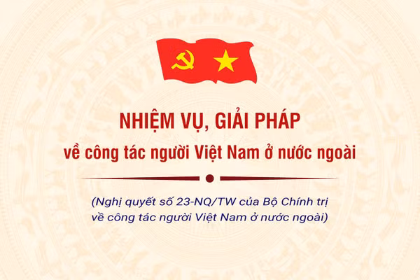 [Infographic] Nhiệm vụ, giải pháp về công tác người Việt Nam ở nước ngoài