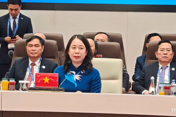 Phó Chủ tịch nước Võ Thị Ánh Xuân tham dự Hội nghị thượng đỉnh Tổ chức Hợp tác Thượng Hải mở rộng (SCO plus), ngày 1/9/2026, tại thủ đô Bishkek, Kyrgyzstan. (Ảnh: TTXVN)