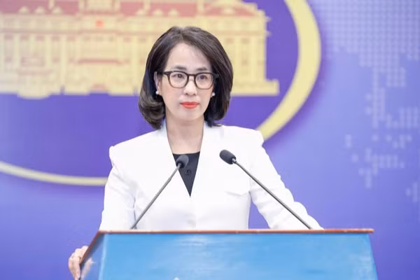 Người phát ngôn Bộ Ngoại giao Việt Nam Phạm Thu Hằng. (Ảnh: Bộ Ngoại giao Việt Nam)