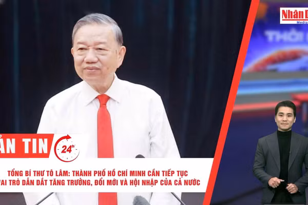 [Video] Thời sự 24h ngày 9/2/2026: Tổng Bí thư Tô Lâm: Thành phố Hồ Chí Minh cần tiếp tục vai trò dẫn dắt tăng trưởng, đổi mới và hội nhập của cả nước 