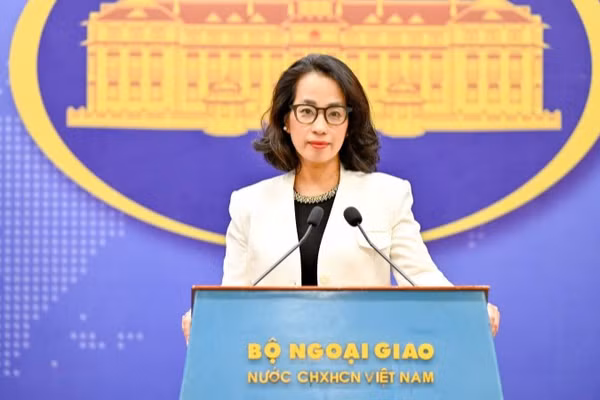 Người phát ngôn Bộ Ngoại giao Phạm Thu Hằng. (Ảnh: Bộ Ngoại giao)