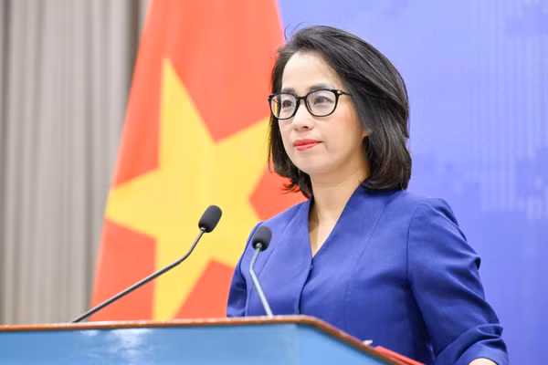 Người phát ngôn Bộ Ngoại giao Phạm Thu Hằng. (Ảnh: Bộ Ngoại giao Việt Nam cung cấp)