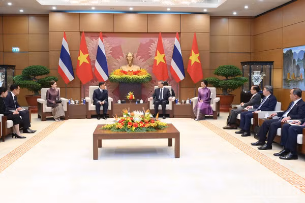 Quang cảnh hội đàm giữa Tổng Bí thư, Chủ tịch nước Tô Lâm và Nhà vua Thái Lan Maha Vajiralongkorn Phra Vajiraklaochaoyuhua, tại Hà Nội, ngày 15/9/2026. (Ảnh: ĐĂNG KHOA)