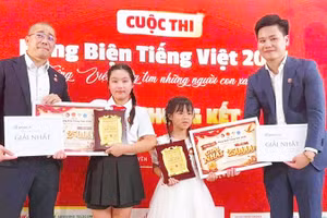 Lễ trao giải cuộc thi Hùng biện tiếng Việt năm 2026.