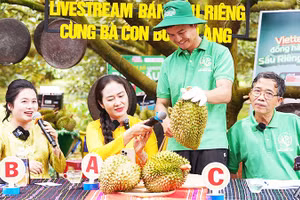 Sầu riêng Ea Knuếc livestream kết nối thị trường