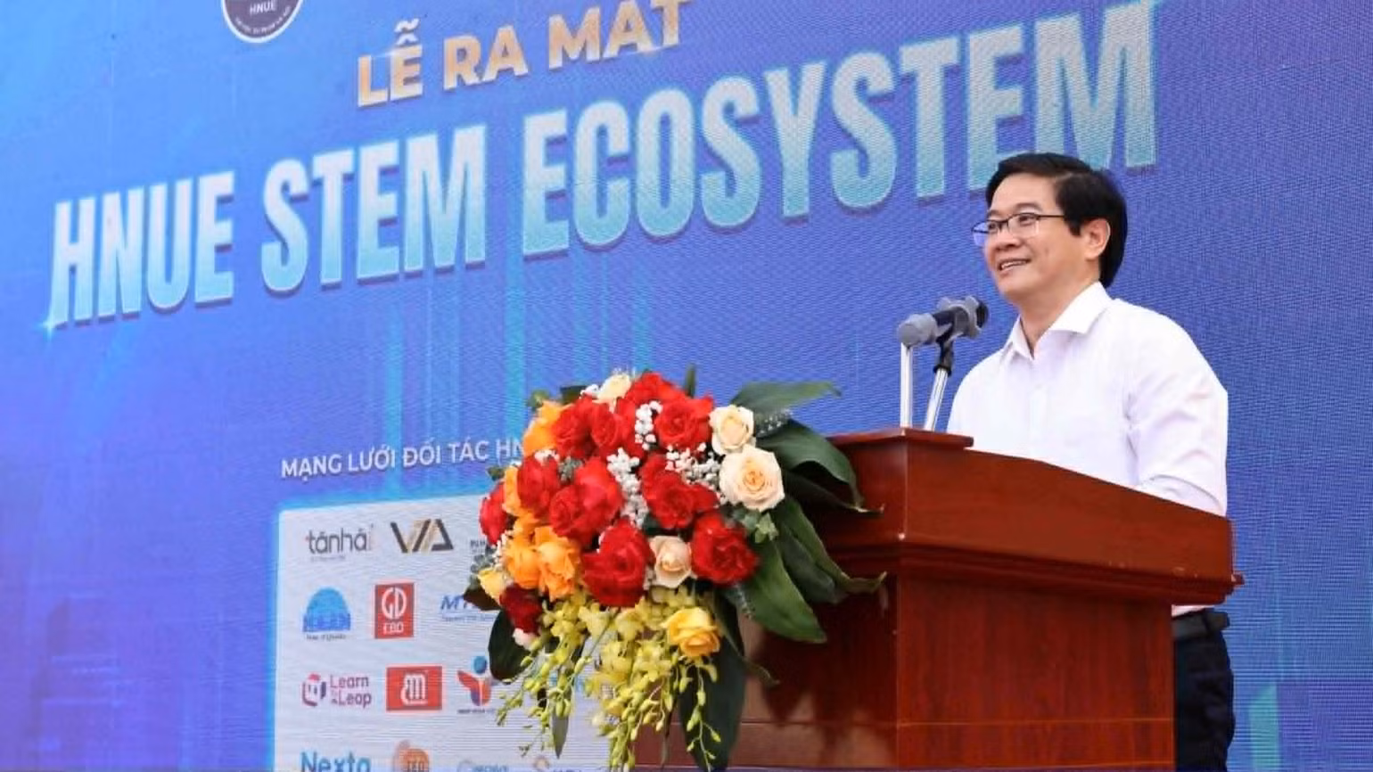 Vụ trưởng Giáo dục phổ thông, Bộ Giáo dục và Đào tạo, Tiến sĩ Thái Văn Tài phát biểu ý kiến. (Ảnh: THANH TÙNG)