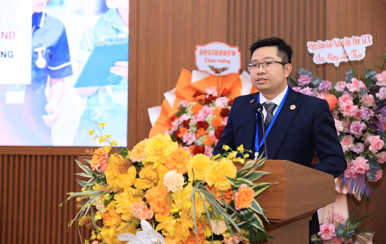 Chi hội trưởng Chi hội giáo dục và việc làm Việt-Đức Nguyễn Tuấn Nam.