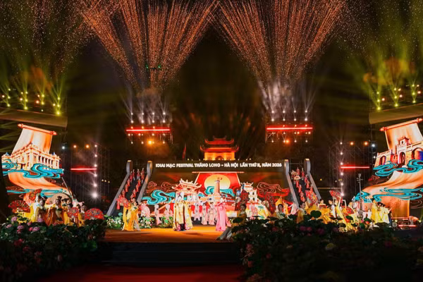 Khai mạc Festival Thăng Long-Hà Nội lần thứ II năm 2026. (Ảnh: BẢO LONG)