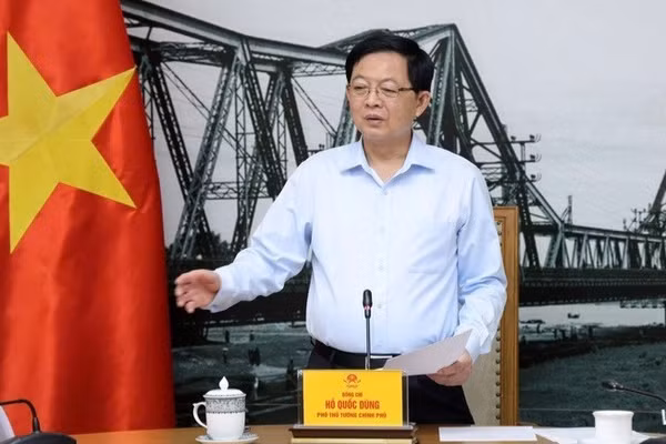 Phó Thủ tướng Hồ Quốc Dũng kết luận cuộc họp. (Ảnh: chinhphu.vn/Gia Huy)