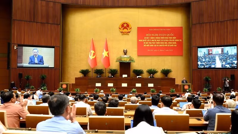 Hội nghị toàn quốc sơ kết 1 năm 6 tháng triển khai thực hiện Nghị quyết số 57-NQ/TW.