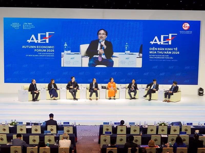 Phiên chuyên đề “Năng lực chủ quyền AI”, thuộc Diễn đàn Kinh tế Mùa thu năm 2026 tại Thành phố Hồ Chí Minh. (Ảnh: HCMC C4IR)