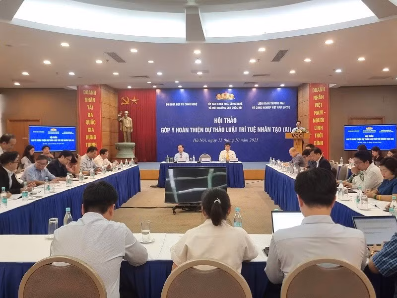 Hội thảo góp ý Dự thảo Luật Trí tuệ nhân tạo.