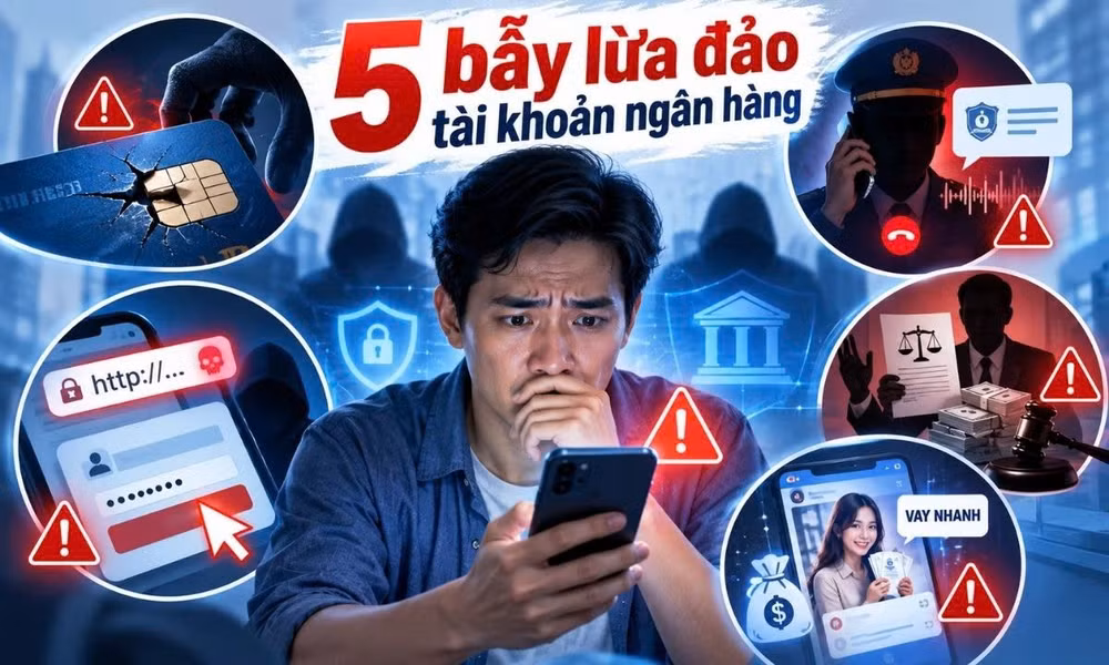 Người dân cần bảo vệ thông tin cá nhân, nâng cao cảnh giác và tuân thủ các nguyên tắc an toàn khi giao dịch ngân hàng. (Ảnh HÀ LINH)