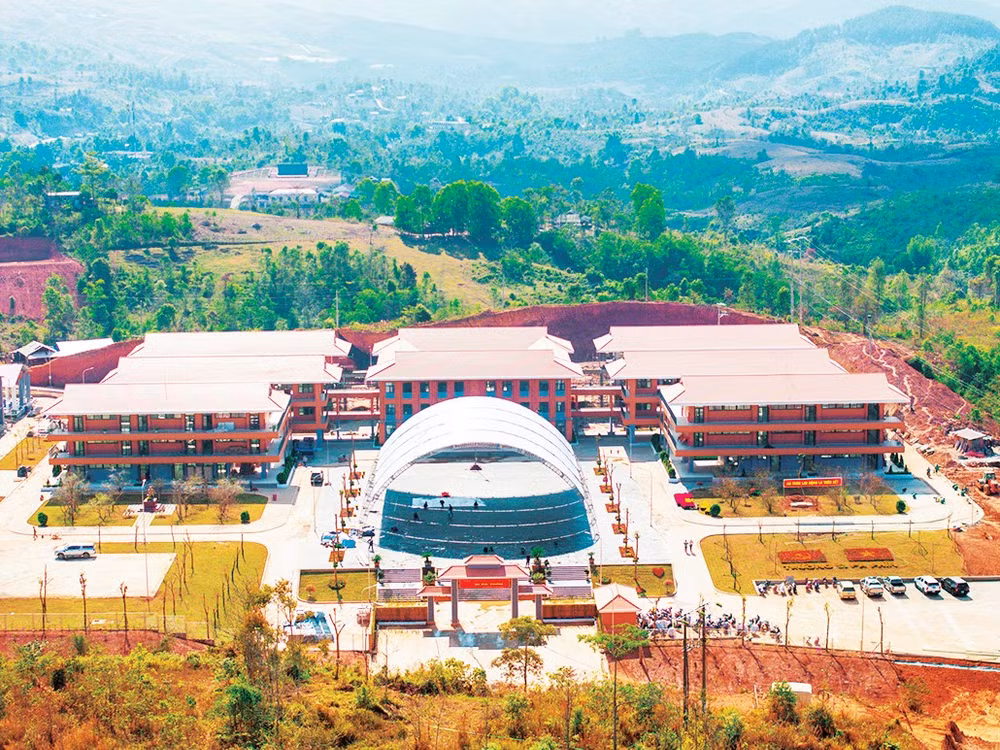Đồng loạt khởi công các trường nội trú xã biên giới