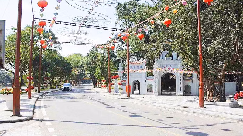 Một góc Phố Hiến sau quá trình tu bổ.