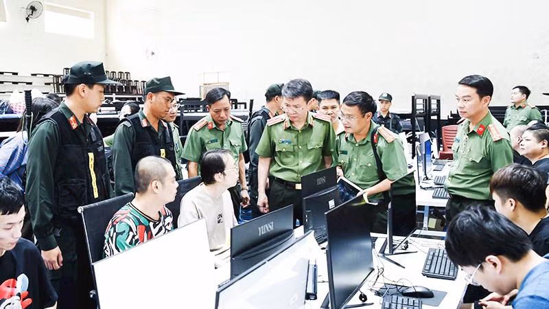Công an tỉnh Phú Thọ bắt giữ các đối tượng tại Tam Đảo.