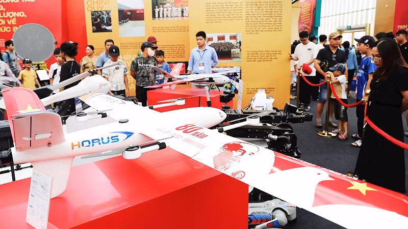 Thành tựu khoa học - công nghệ, đổi mới sáng tạo được giới thiệu tại triển lãm Kỷ niệm 80 năm Quốc khánh 2/9. Ảnh: K.MINH