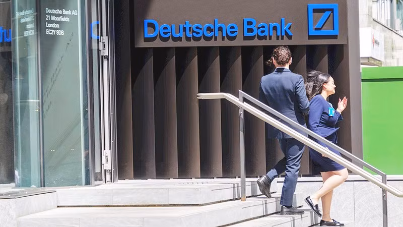 Deutsche Bank là một trong các định chế tài chính được kêu gọi đầu tư quốc phòng. Ảnh: GETTYIMAGES
