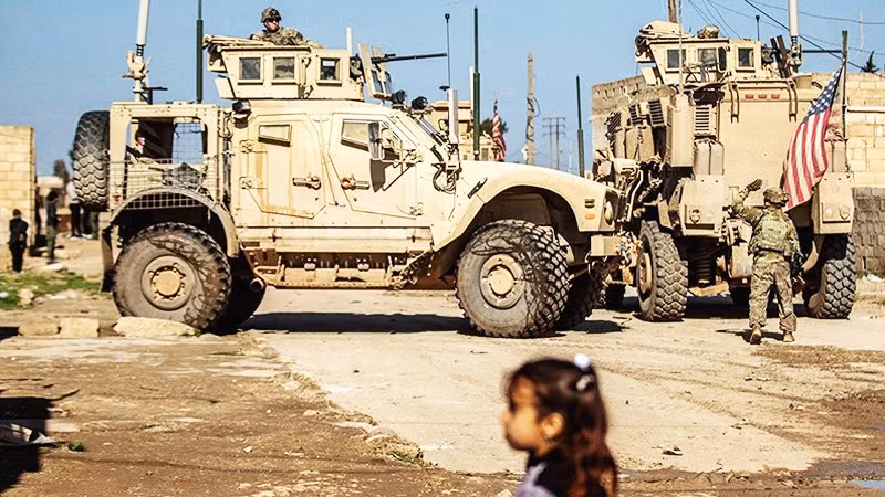 Mỹ vẫn duy trì một lượng binh sĩ tại Syria. Ảnh: GETTYIMAGES