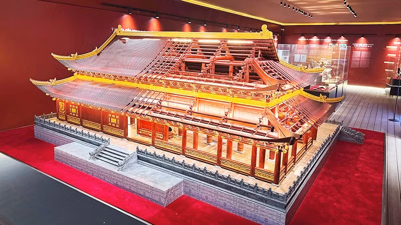 Ảnh thiết kế Điện Kính Thiên của Công ty 3D ART.