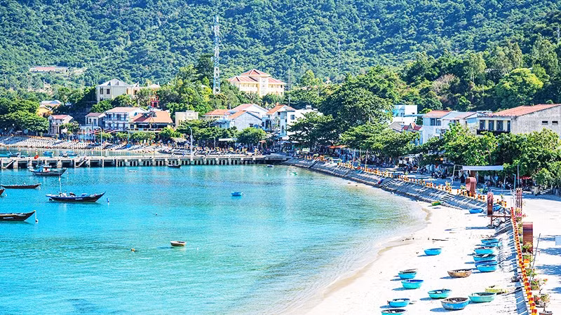 Một góc vịnh đảo Cù Lao Chàm.