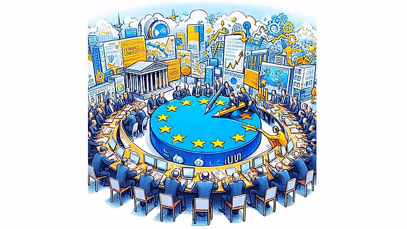 Biếm họa: AI4GOV PROJECT.EU