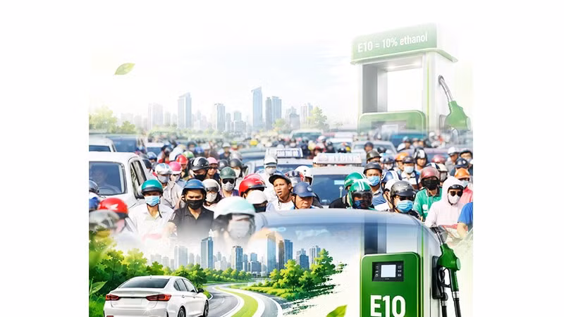 Tâm lý e ngại ban đầu đối với xăng E10 dần được xóa bỏ thông qua công tác truyền thông và thực tế sử dụng. Ảnh: KHIẾU MINH