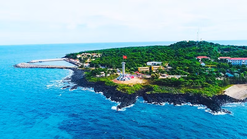 Một góc đảo Cồn Cỏ.