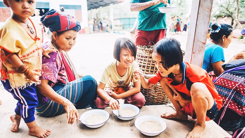 Người dân tại một vùng nông thôn của Thái Lan. Ảnh: GETTY IMAGES