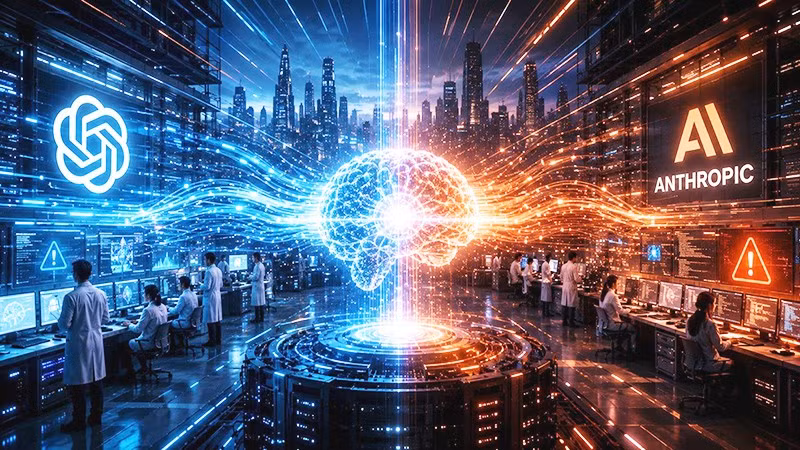 Các tác nhân AI của OpenAI và Anthropic trở nên mất kiểm soát. Ảnh: CNN