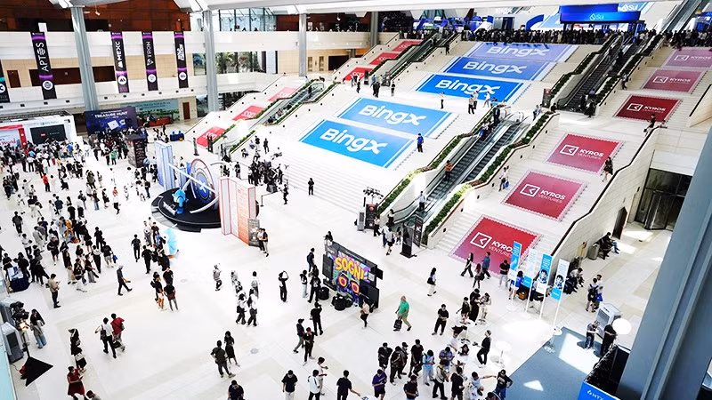 GM Việt Nam 2025 quy tụ các công ty đầu tư, startup công nghệ, ngân hàng, cơ quan quản lý, cùng hàng nghìn nhà đầu tư cá nhân. Ảnh: NGỌC DIỆP
